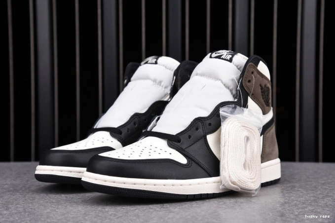 Rep Husky MOCHA 555088-105 AIR JORDAN DARK HIGH RETRO 1 0715